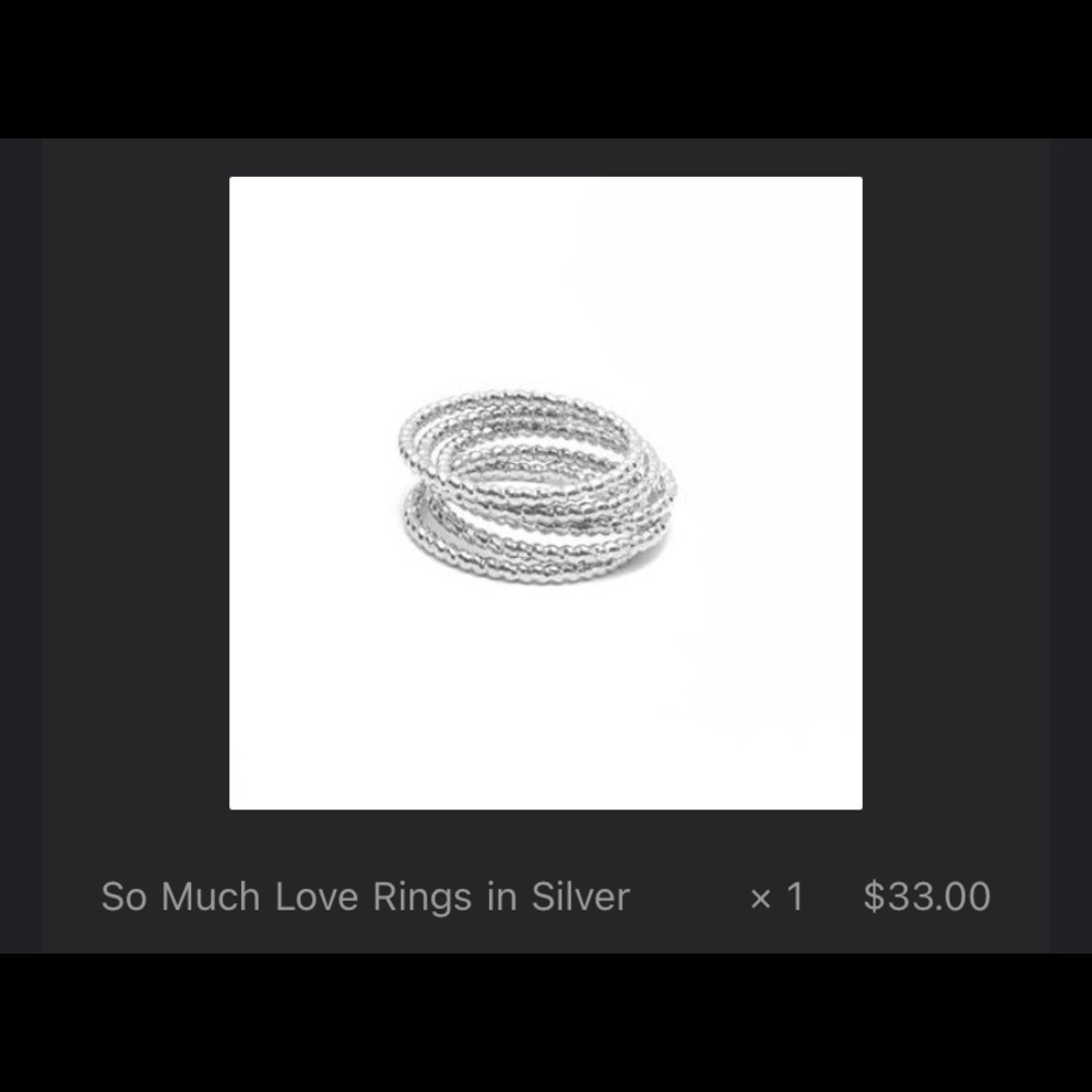 Frasier Sterling silver rings